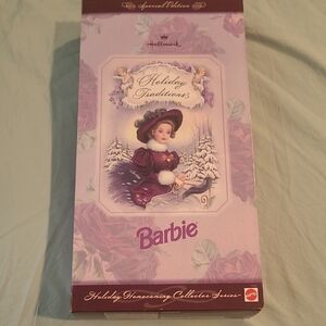 Vintage 1996 Hallmark Holiday Traditions Barbie